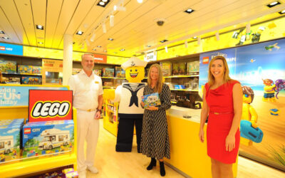 LEGO bemutató és vásárló tér az AIDAPRIMA fedélzetén